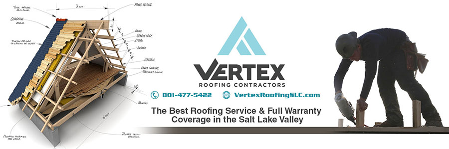 Vertex Roofing SLC, Utah graphic
