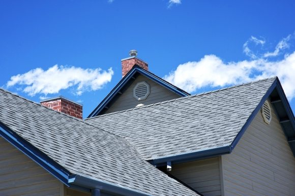 blue trim roof