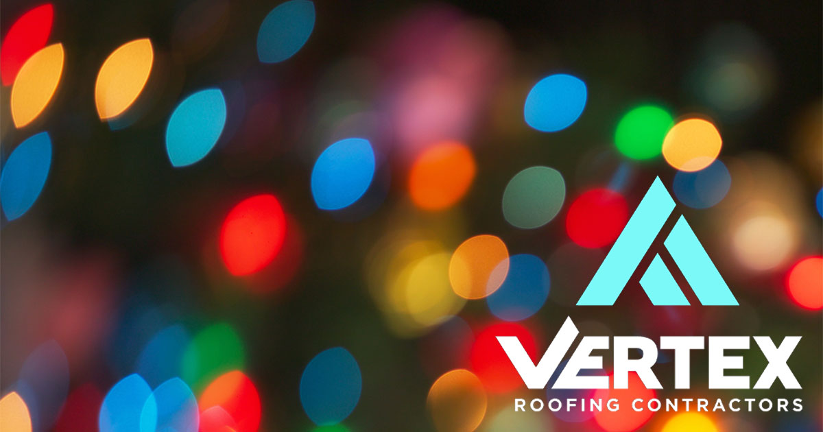 Vertex Roofing in Utah provides tips for Hanging Christmas Lights Without Damaging Your Roof