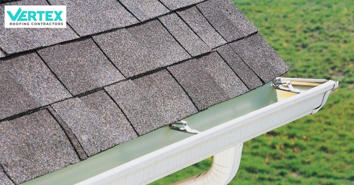Tips and Advice on Rain Gutters for homes.  Vertex Roofing Salt Lake City, Utah