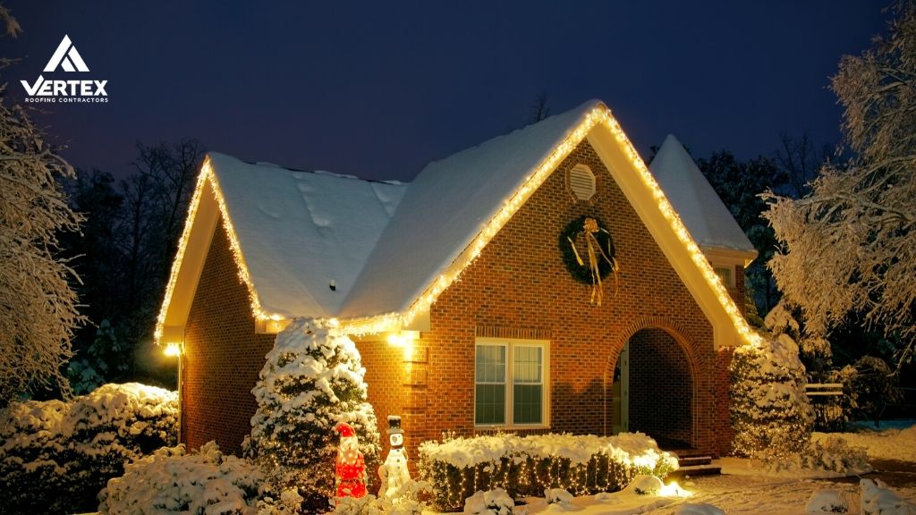 4 Holiday Roof Safety Tips for Decorating This Season  - Vertex Roofing SLC, Utah