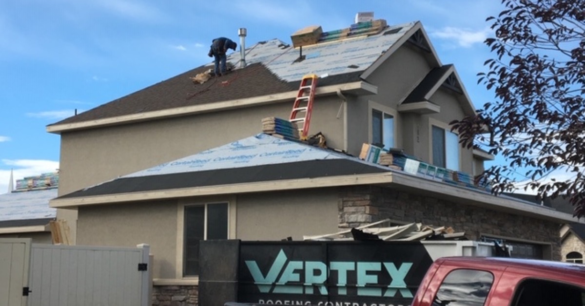 Beautiful new roof installation in Salt Lake City by Vertex Roofing